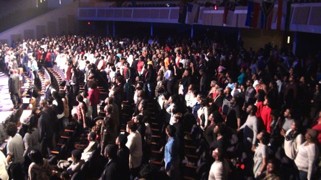 William Murphy and Tasha Cobbs at New Birth