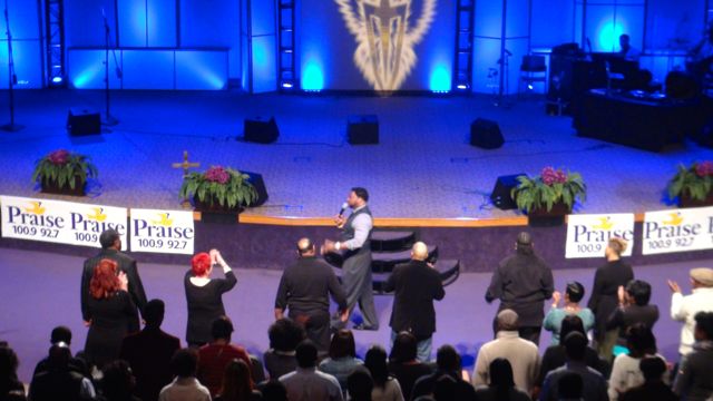 William Murphy and Tasha Cobbs at New Birth