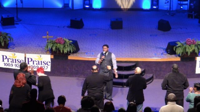 William Murphy and Tasha Cobbs at New Birth