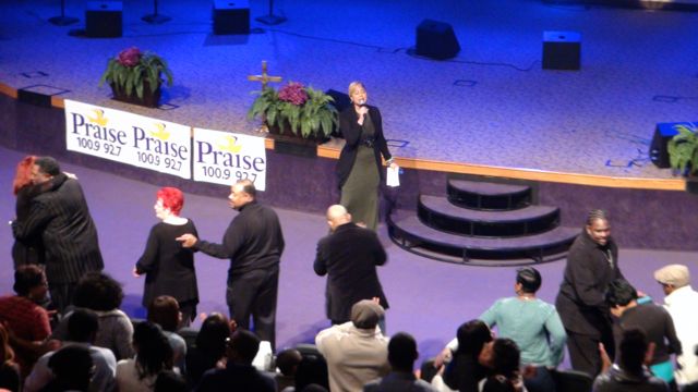 William Murphy and Tasha Cobbs at New Birth