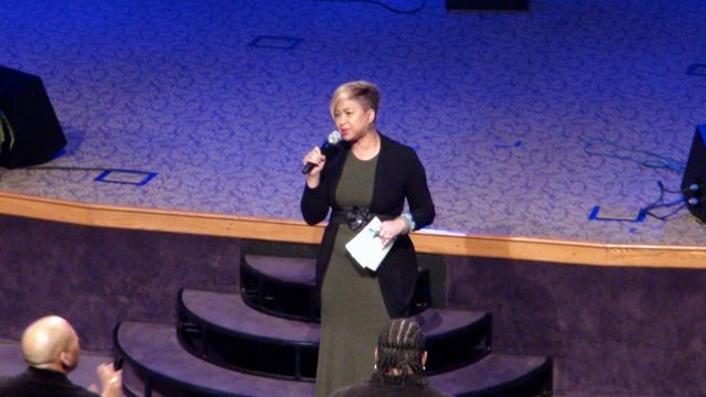 William Murphy and Tasha Cobbs at New Birth