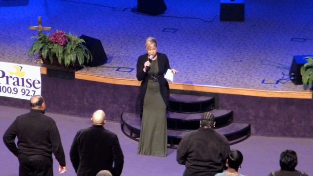 William Murphy and Tasha Cobbs at New Birth