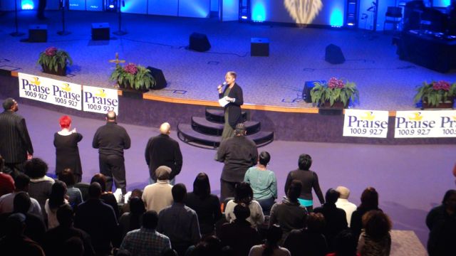 William Murphy and Tasha Cobbs at New Birth