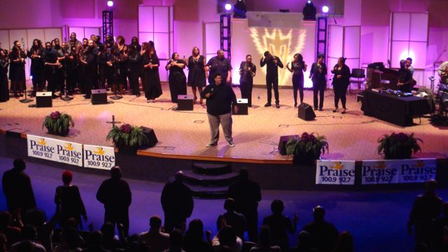 William Murphy and Tasha Cobbs at New Birth