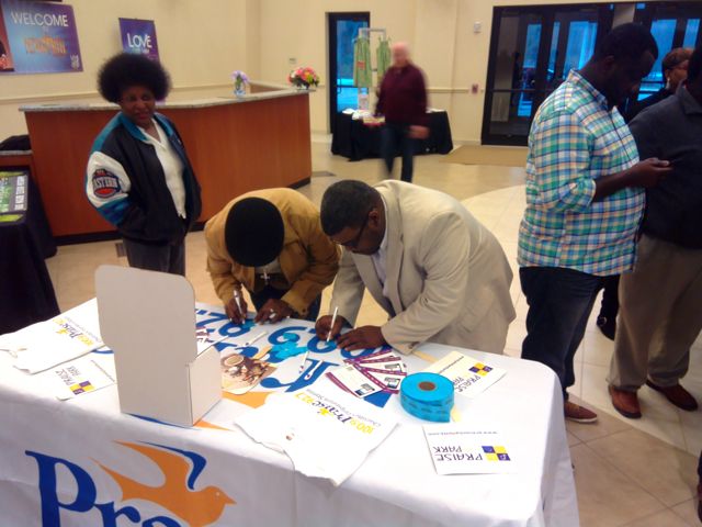 William Murphy and Tasha Cobbs at New Birth