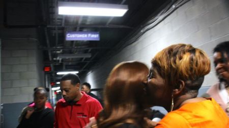 Iyanla and Tina Campbell backstage at Transformation 2016