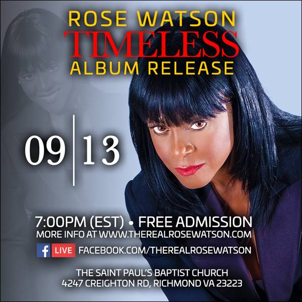 Rose Watson CD Release Concert