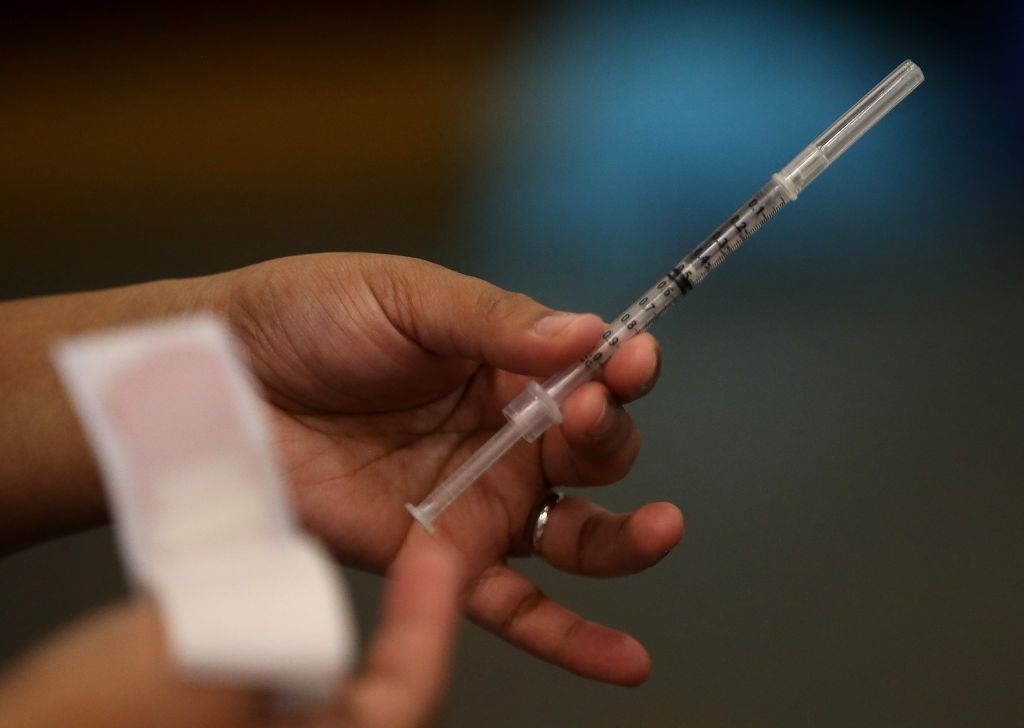 Oakland Residents Receive Free Flu Shots At Local Church