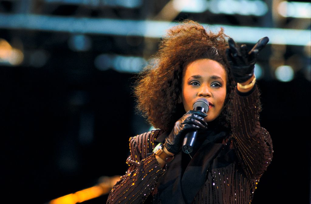 Whitney Houston at Nelson Mandela Freedom Concert