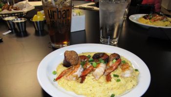 Shrimp and Grits at Beech Mountian