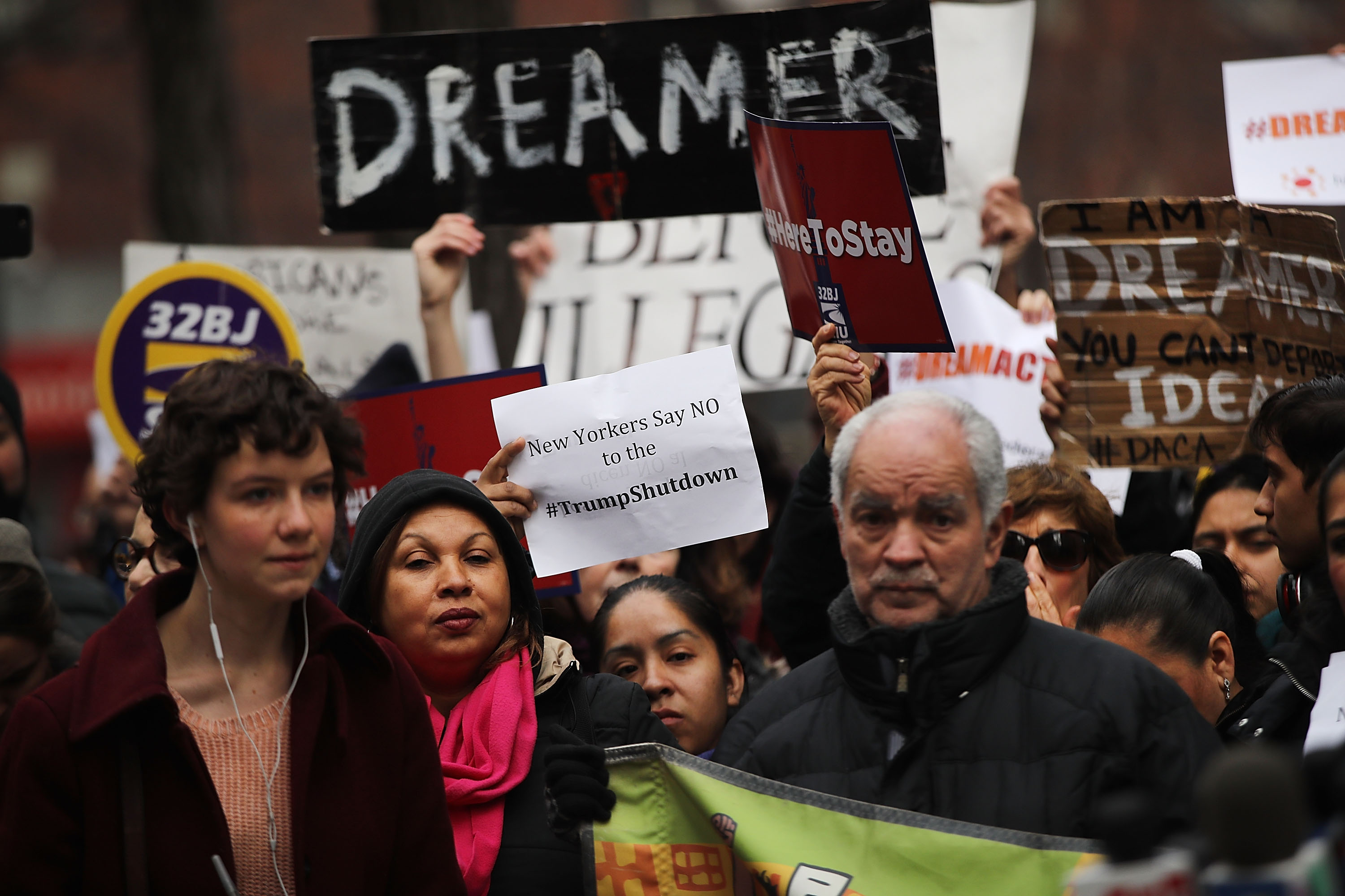 Activists In New York Protest Government Shutdown