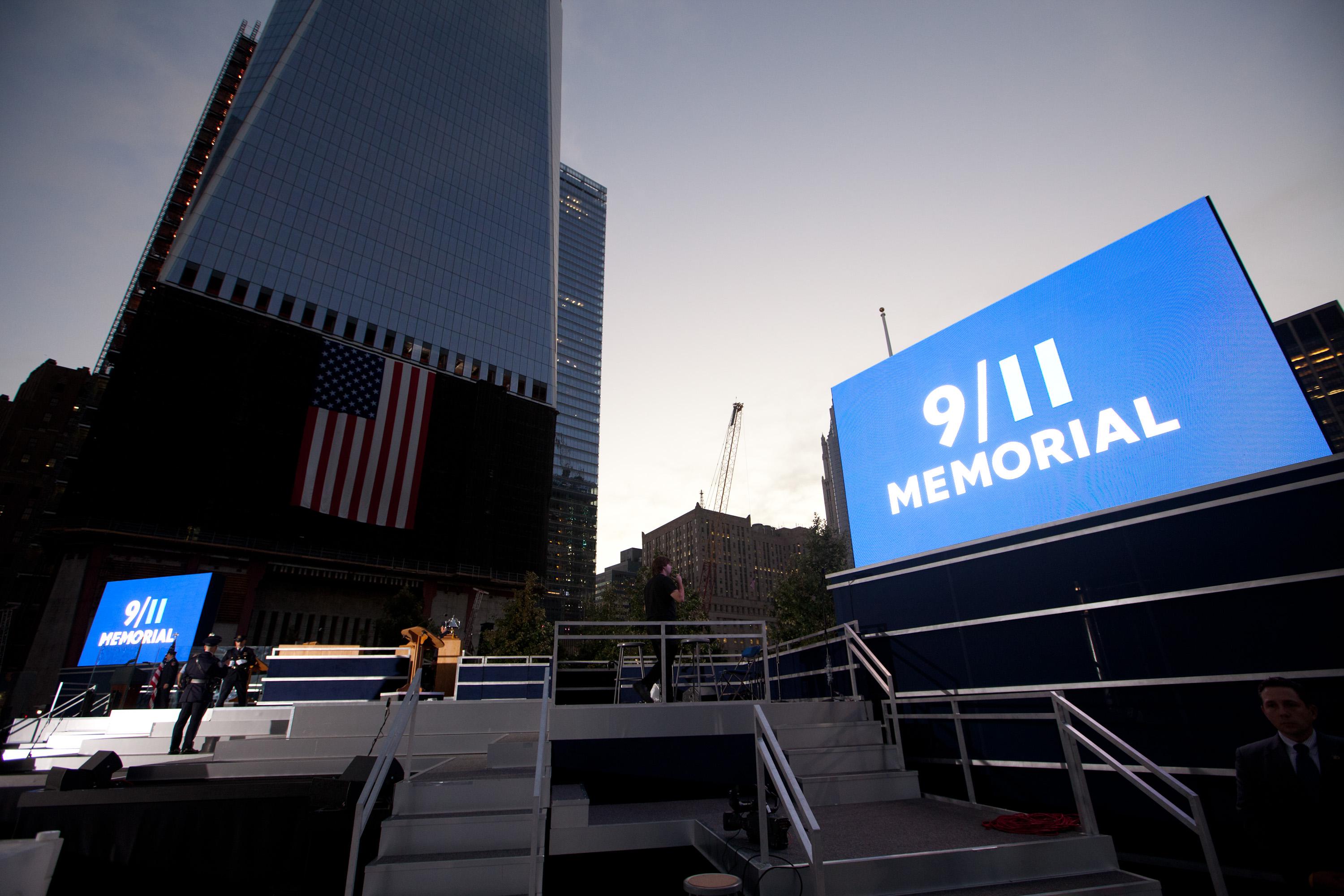 New York City Commemorates 10th Anniversary Of 9-11 Terror Attacks