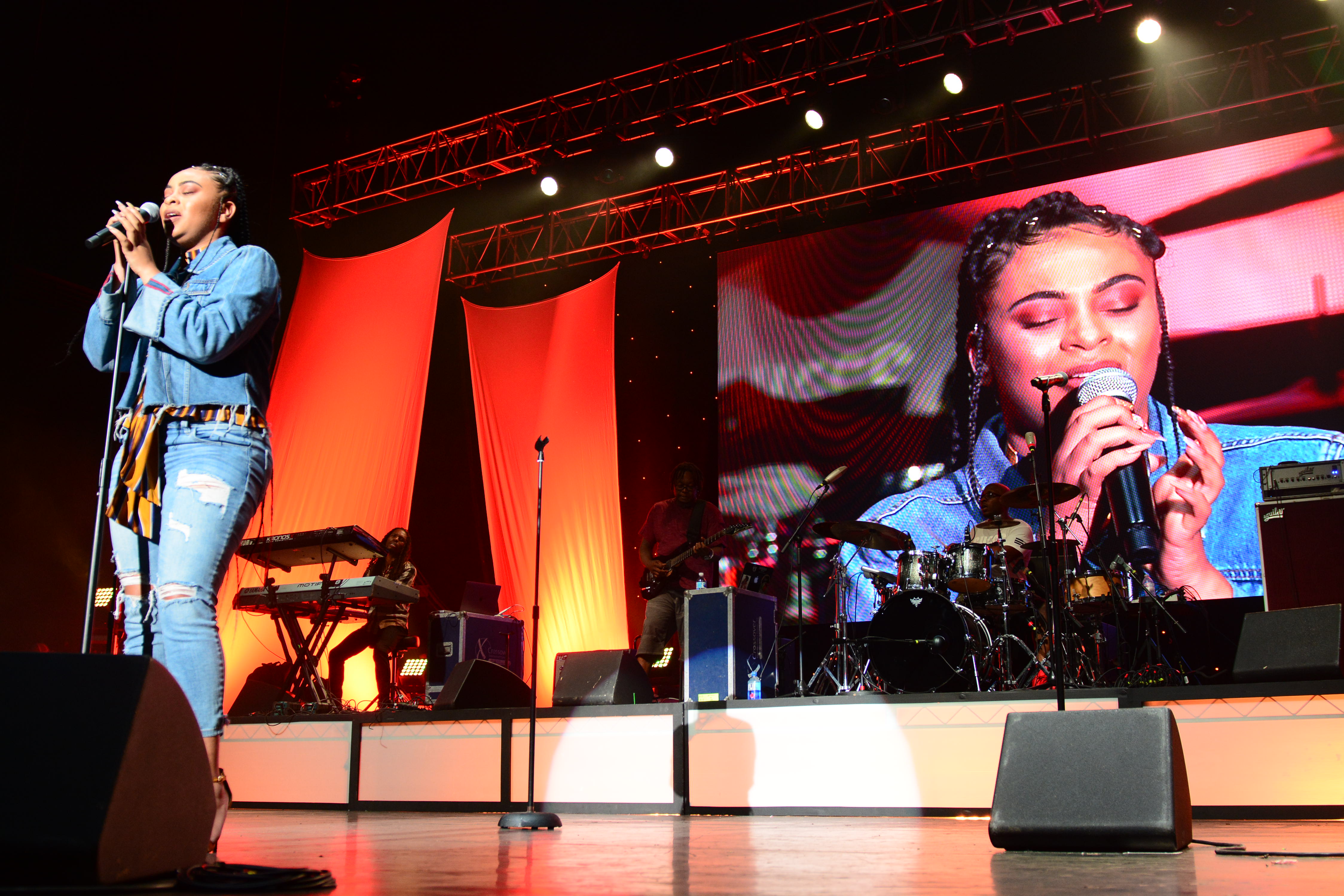 Koryn Hawthorne On Stage At Praise In The Park 2018