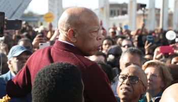 Presidential Democratic Candidates March Across Edmund Pettus Bridge Marking 55th Anniversary Of Selma's Bloody Sunday