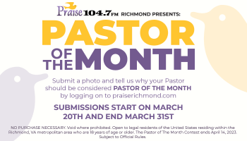 Local: Pastor of The Month Contest Graphics_RD Richmond WPZZ_March 2023