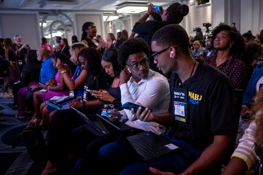 Trump attends Q&A at National Association of Black Journalists convention in Chicago
